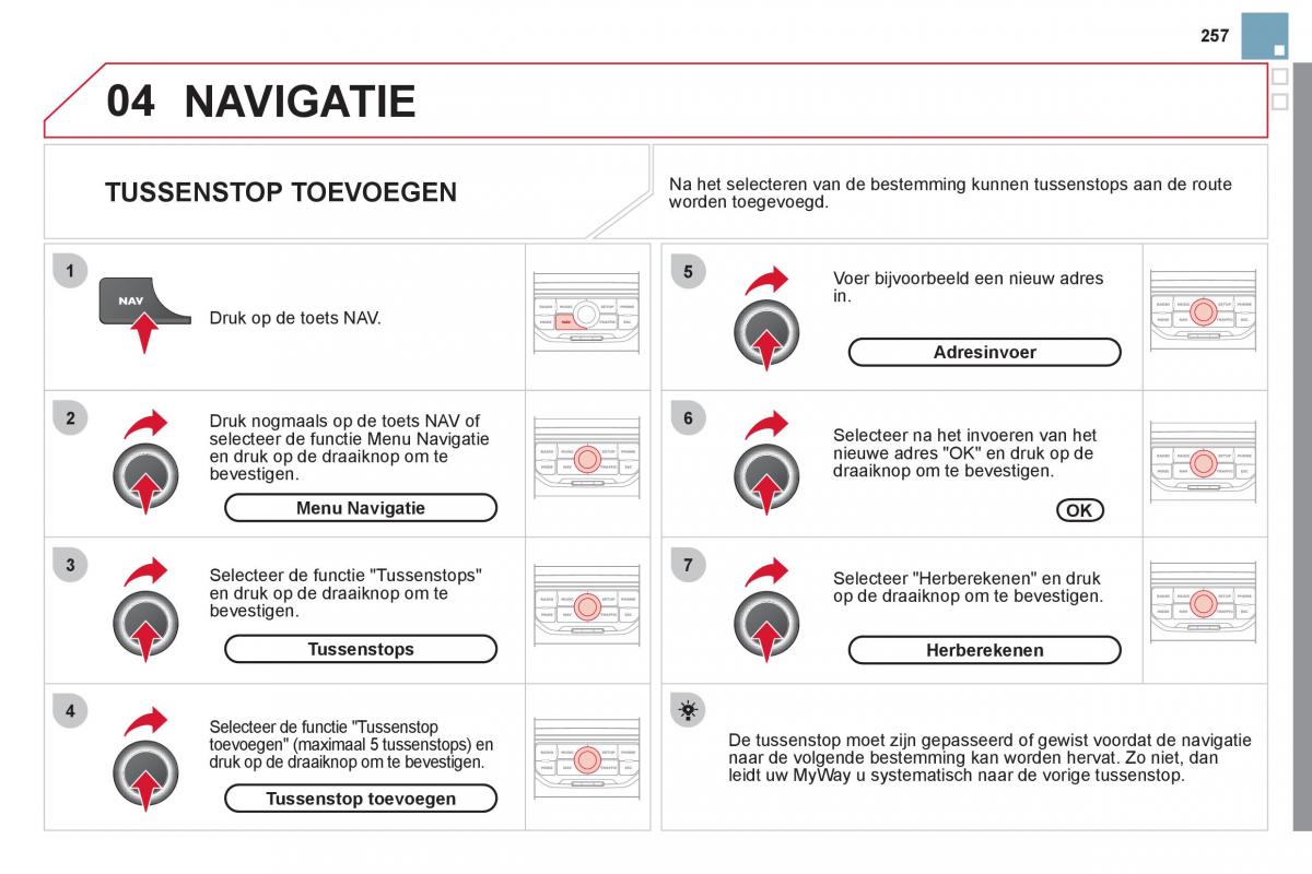 Citroen DS3 owners manual handleiding / page 259