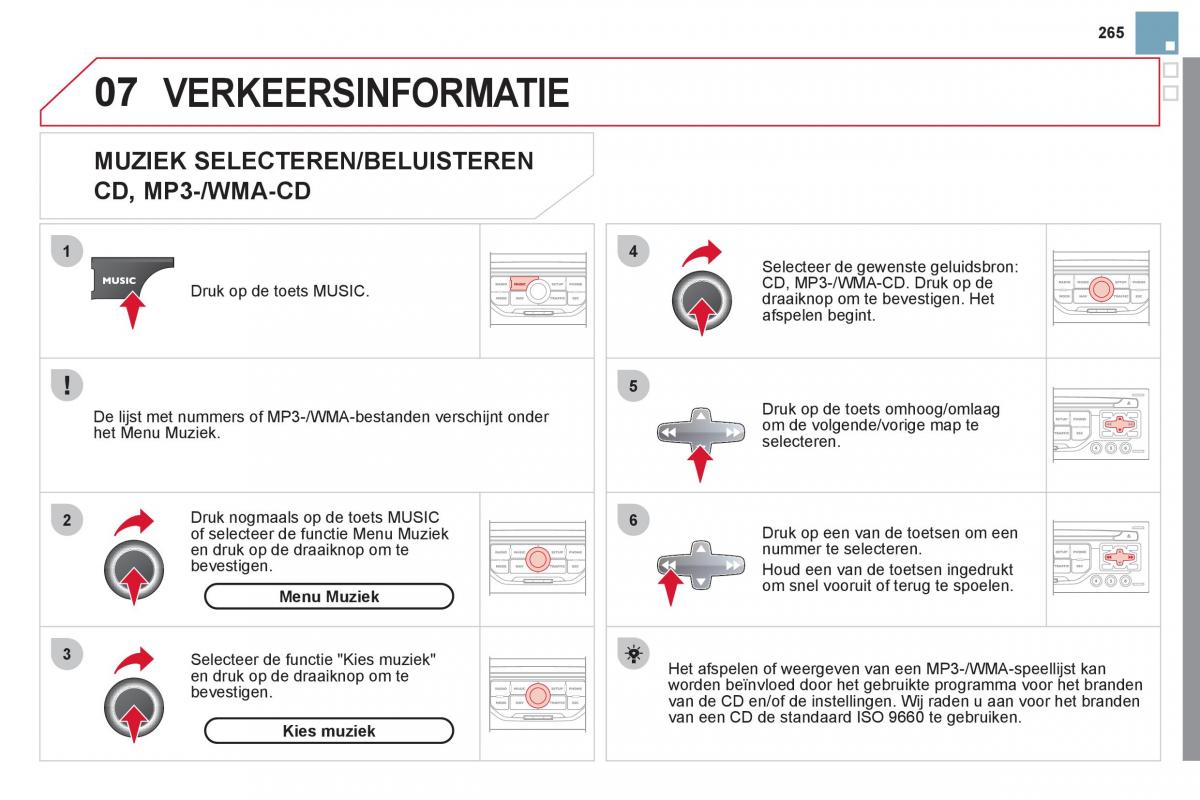 Citroen DS3 owners manual handleiding / page 267