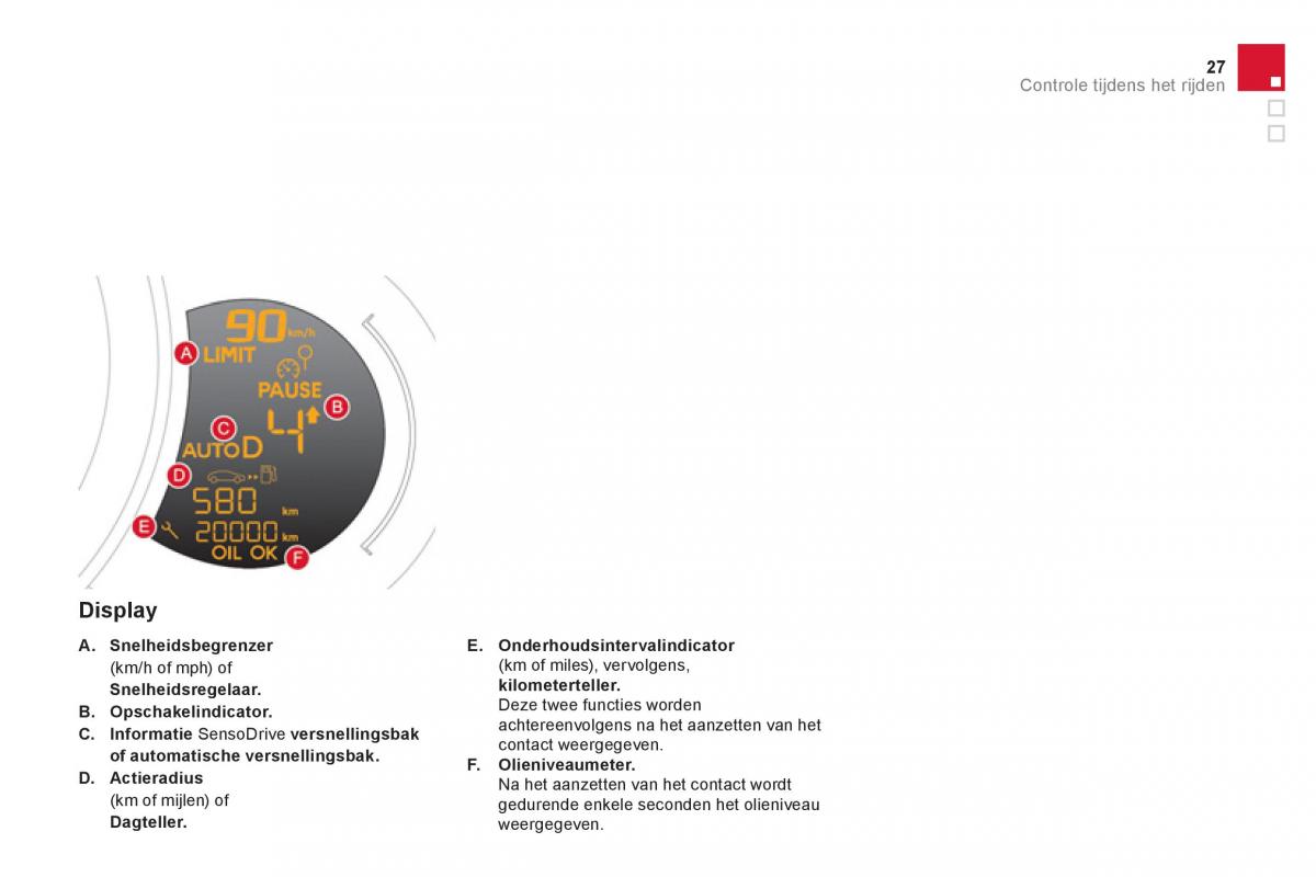 Citroen DS3 owners manual handleiding / page 29