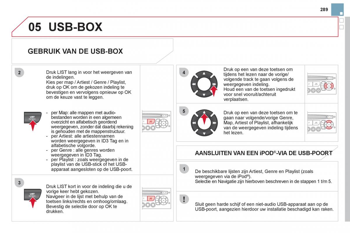 Citroen DS3 owners manual handleiding / page 291