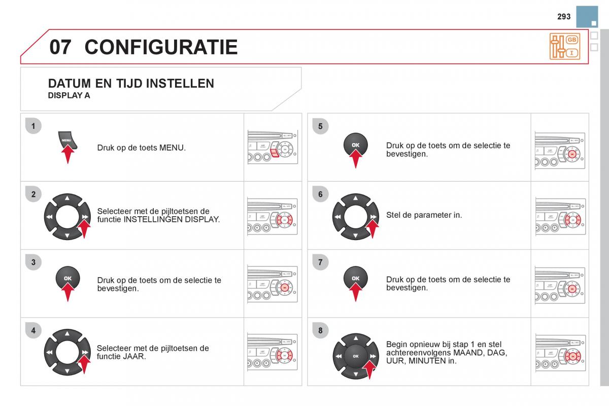 Citroen DS3 owners manual handleiding / page 295