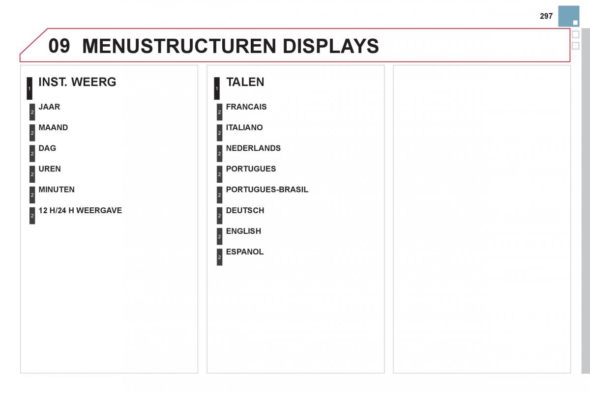 Citroen DS3 owners manual handleiding / page 299