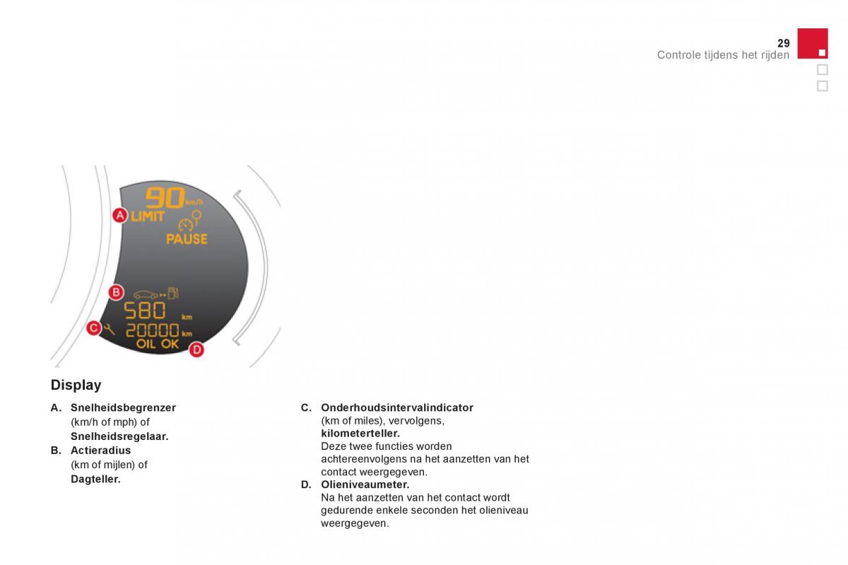 Citroen DS3 owners manual handleiding / page 31