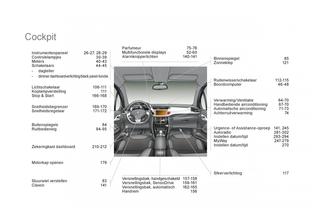 Citroen DS3 owners manual handleiding / page 310