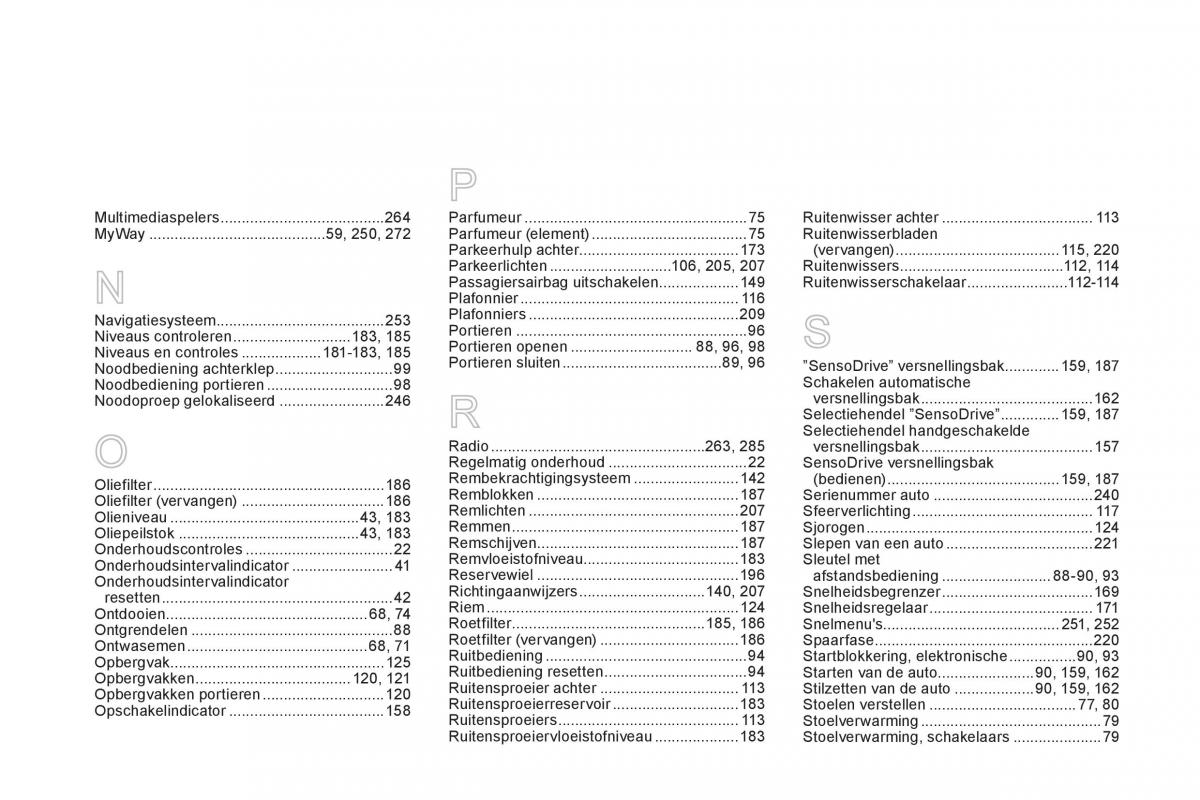 Citroen DS3 owners manual handleiding / page 314