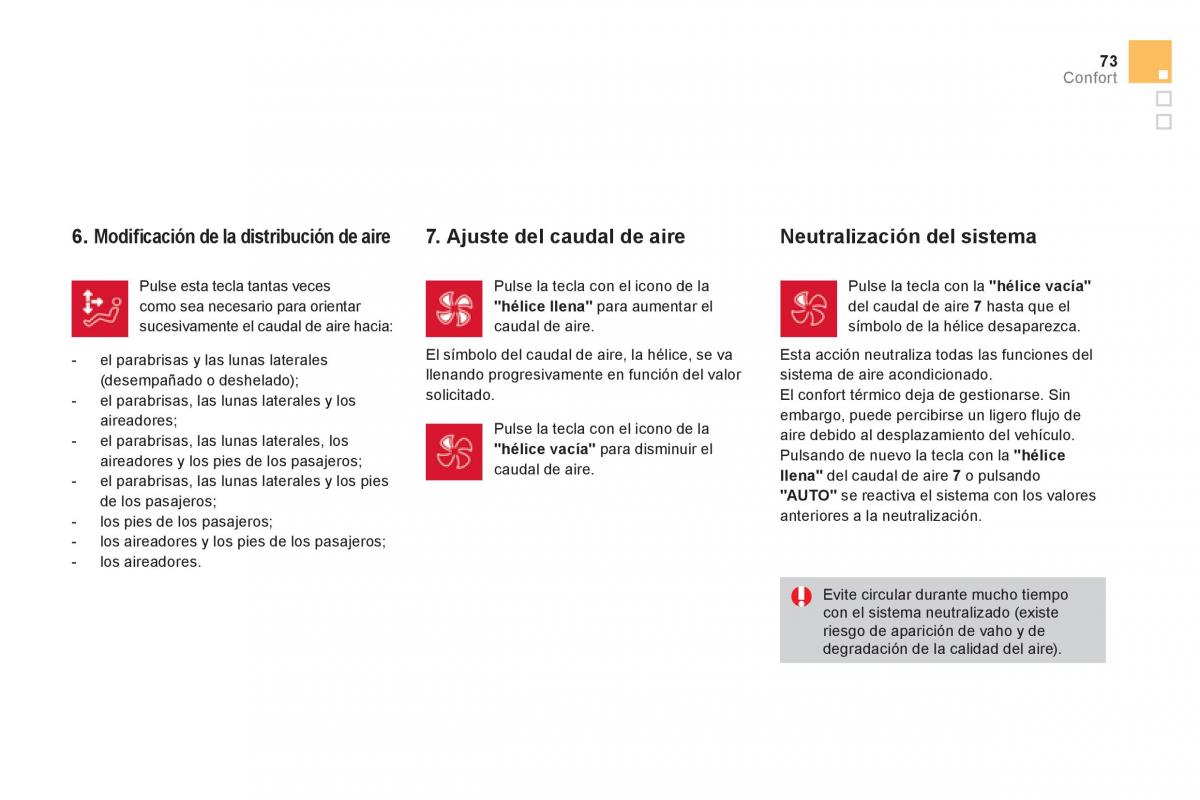 Citroen DS3 owners manual manual del propietario / page 75