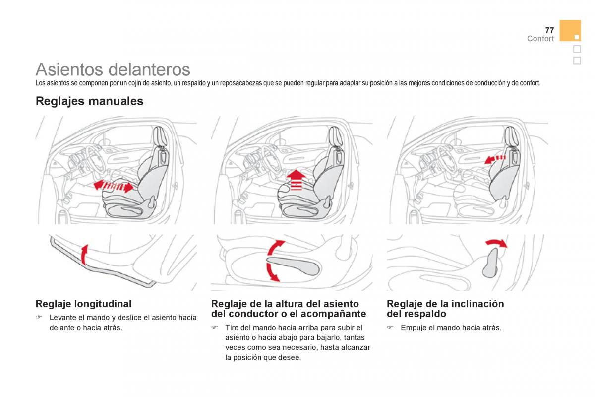 Citroen DS3 owners manual manual del propietario / page 79