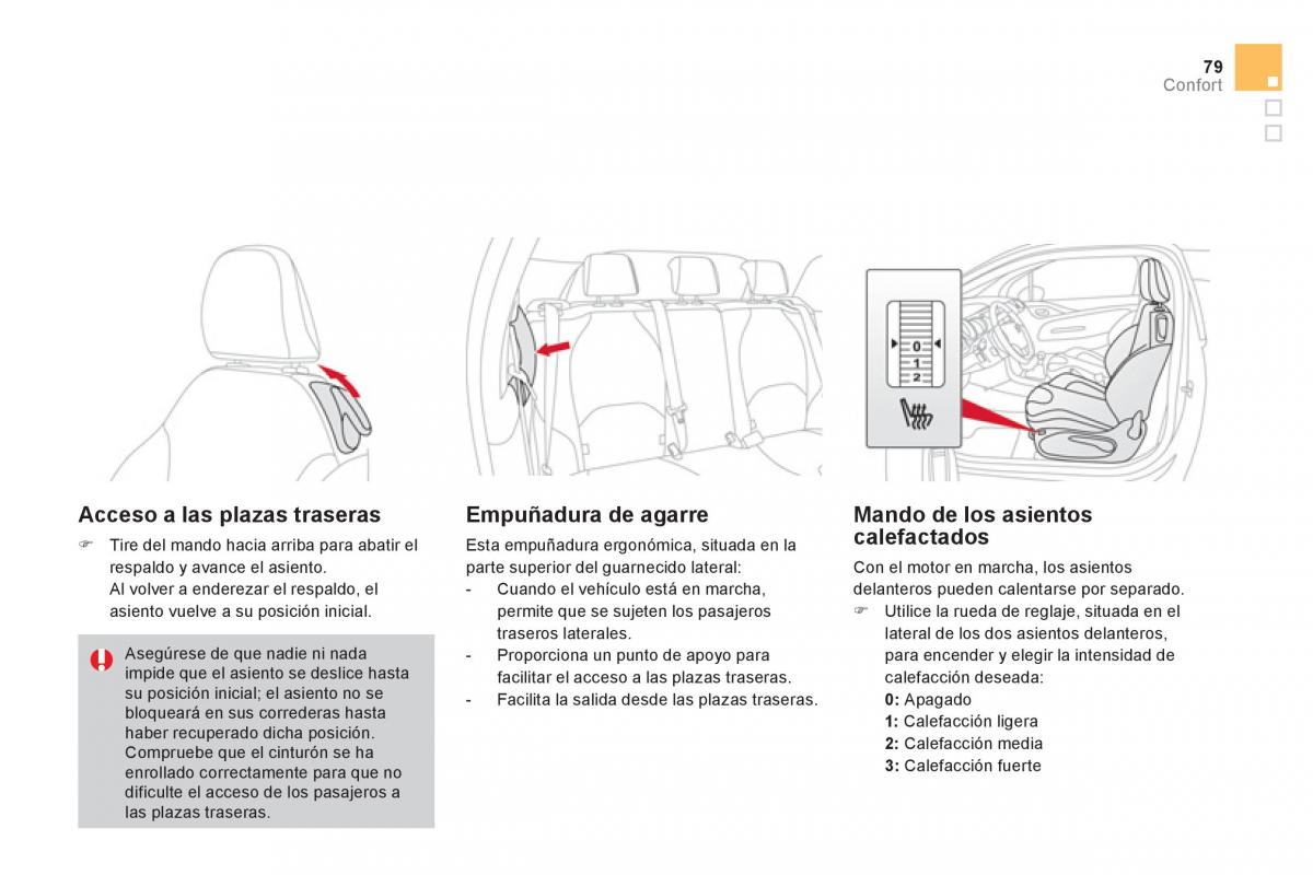 Citroen DS3 owners manual manual del propietario / page 81