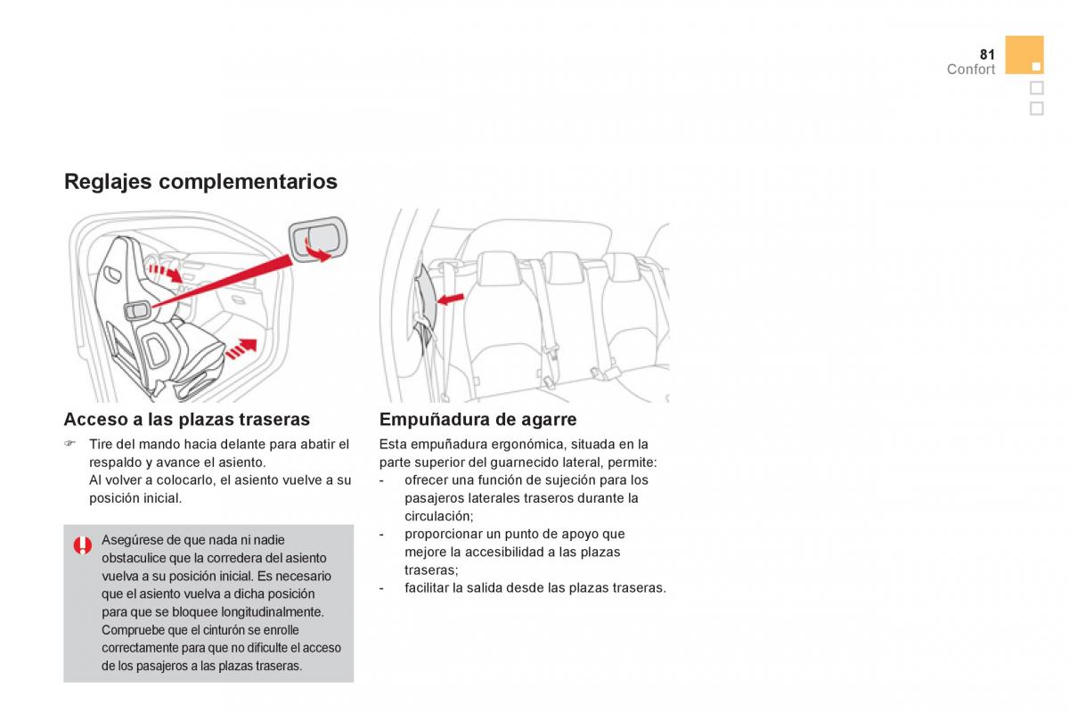 Citroen DS3 owners manual manual del propietario / page 83