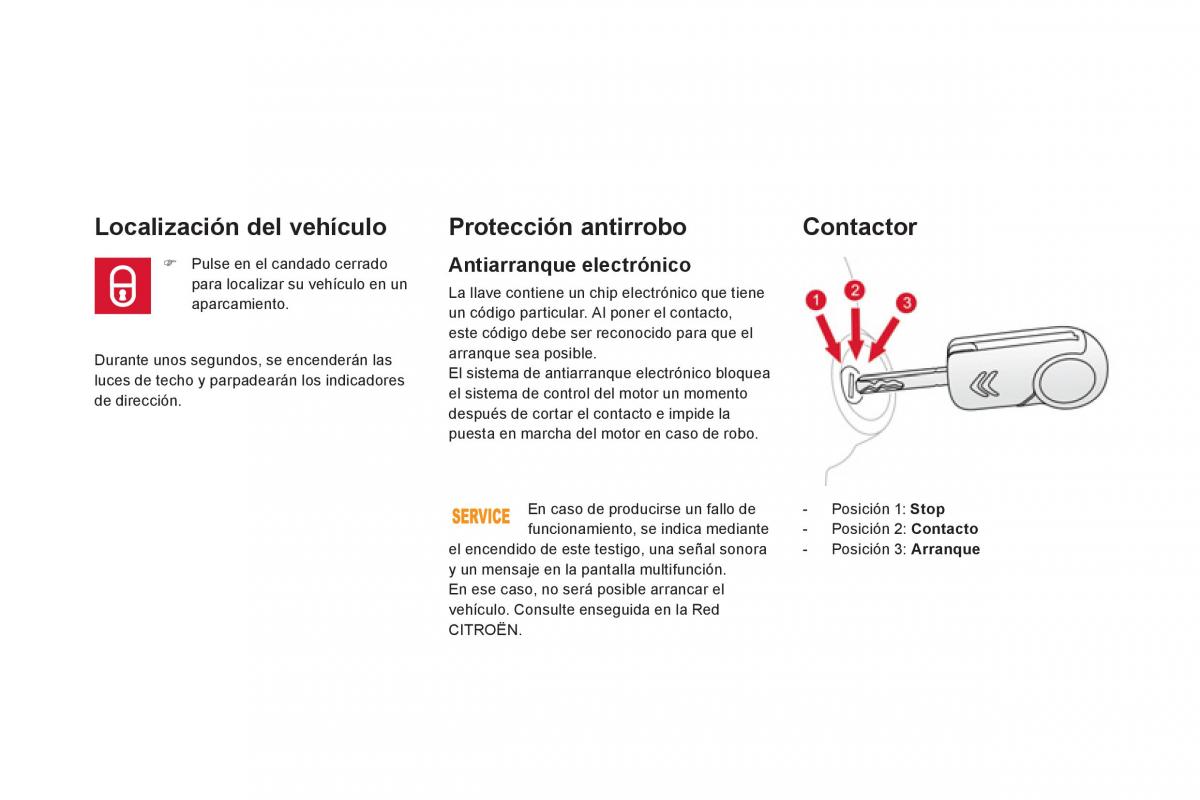 Citroen DS3 owners manual manual del propietario / page 92