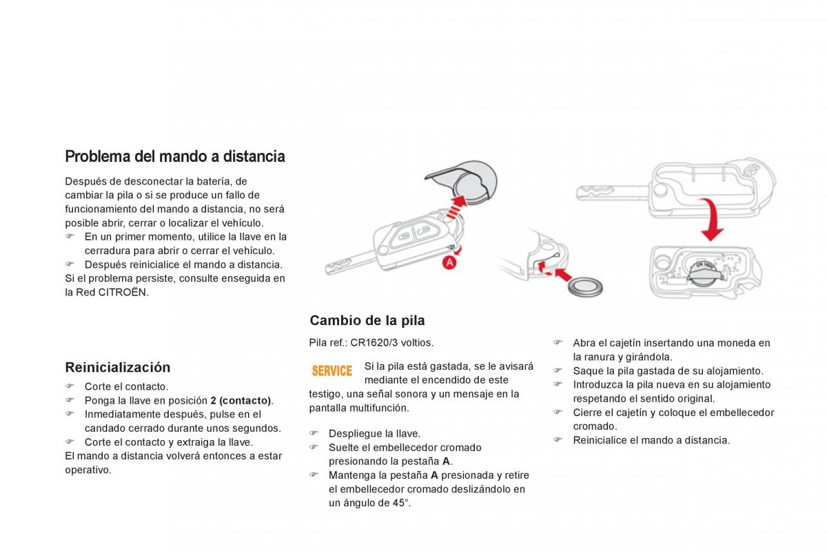 Citroen DS3 owners manual manual del propietario / page 94