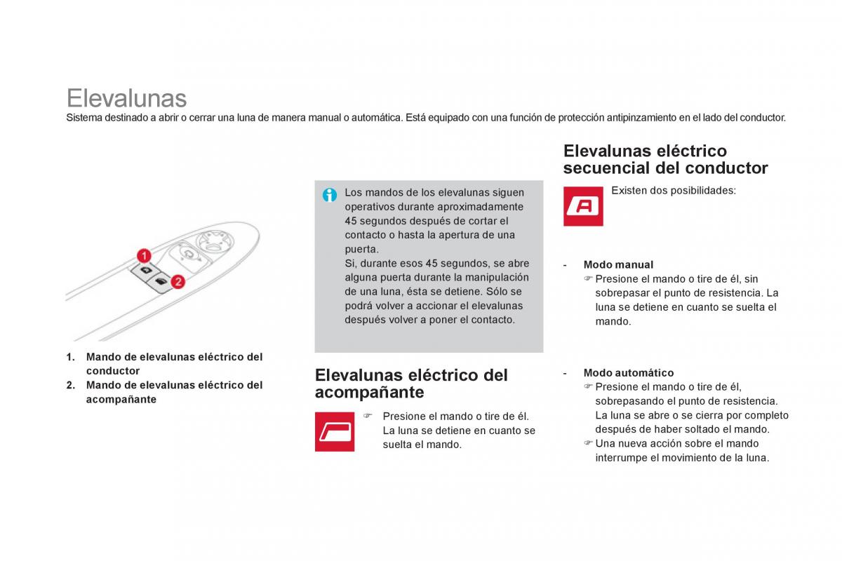 Citroen DS3 owners manual manual del propietario / page 96