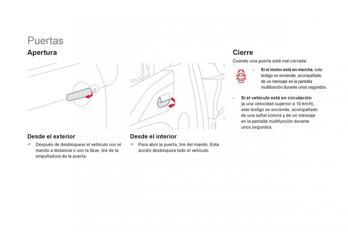 Citroen DS3 owners manual manual del propietario / page 98