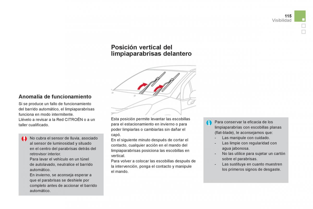 Citroen DS3 owners manual manual del propietario / page 117