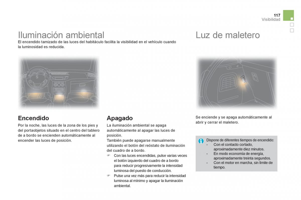 Citroen DS3 owners manual manual del propietario / page 119