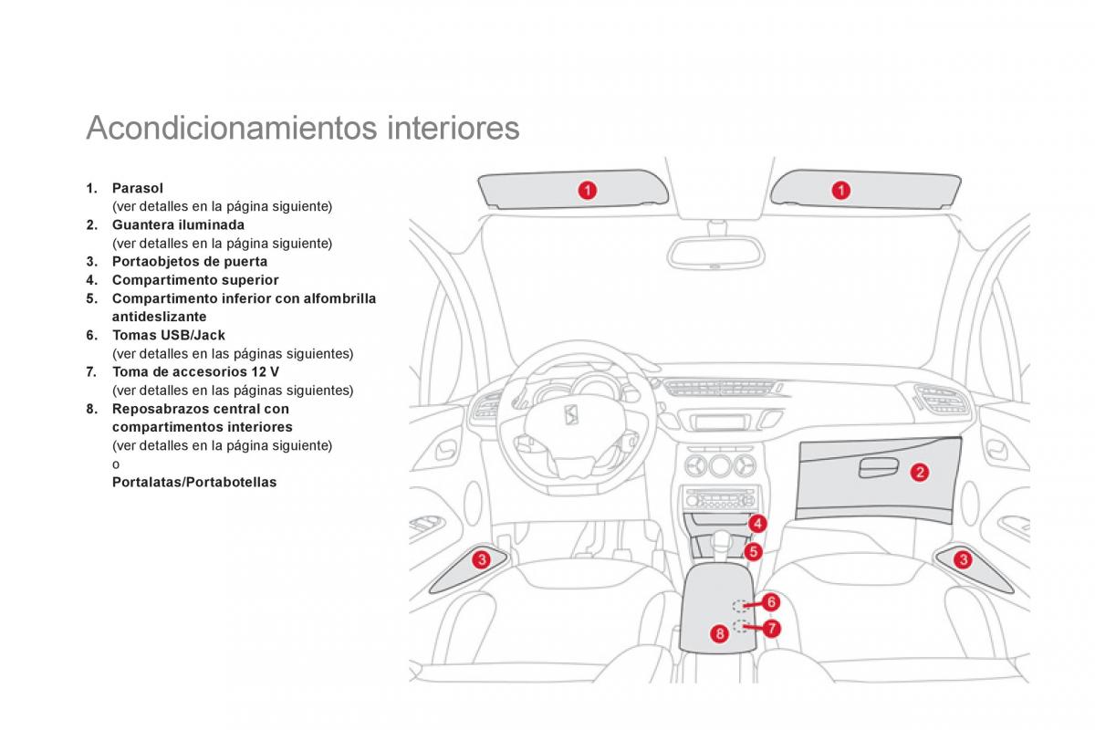 Citroen DS3 owners manual manual del propietario / page 122