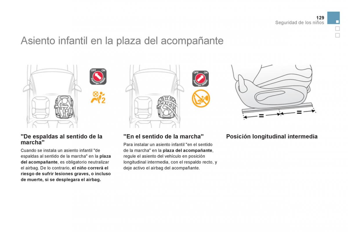 Citroen DS3 owners manual manual del propietario / page 131