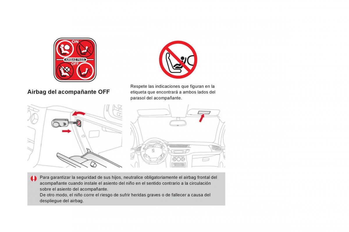 Citroen DS3 owners manual manual del propietario / page 132