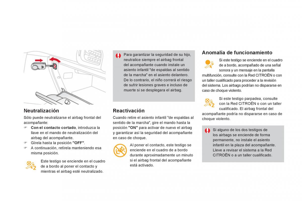 Citroen DS3 owners manual manual del propietario / page 152