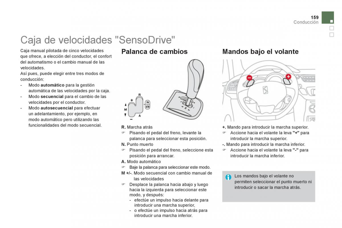 Citroen DS3 owners manual manual del propietario / page 161