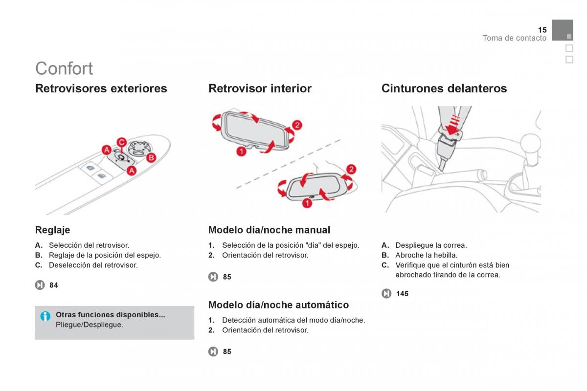 Citroen DS3 owners manual manual del propietario / page 17