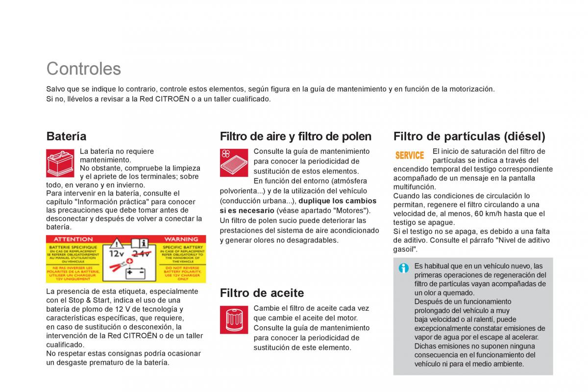 Citroen DS3 owners manual manual del propietario / page 188