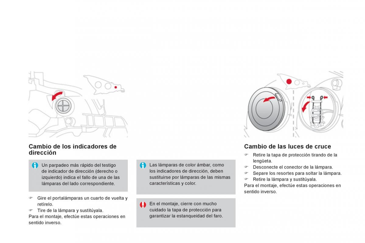 Citroen DS3 owners manual manual del propietario / page 206