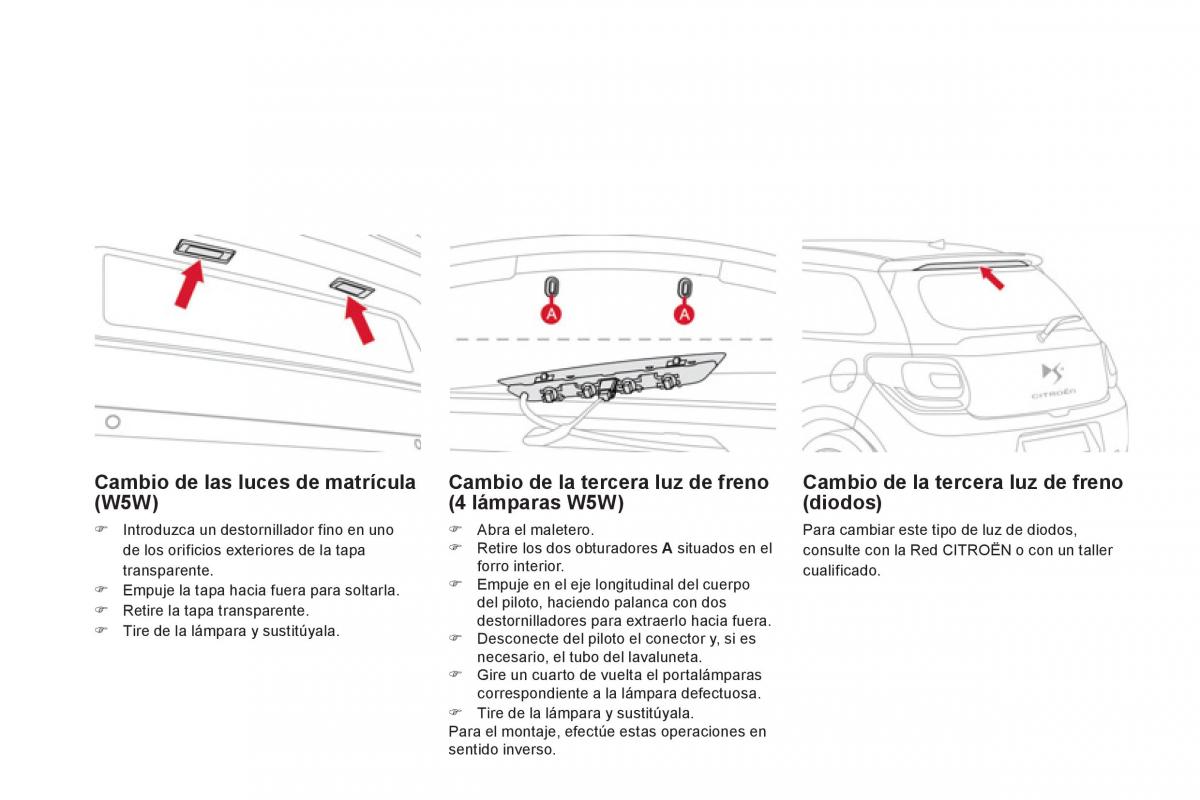 Citroen DS3 owners manual manual del propietario / page 210