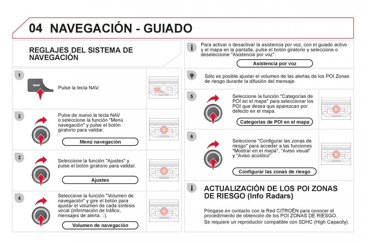 Citroen DS3 owners manual manual del propietario / page 262