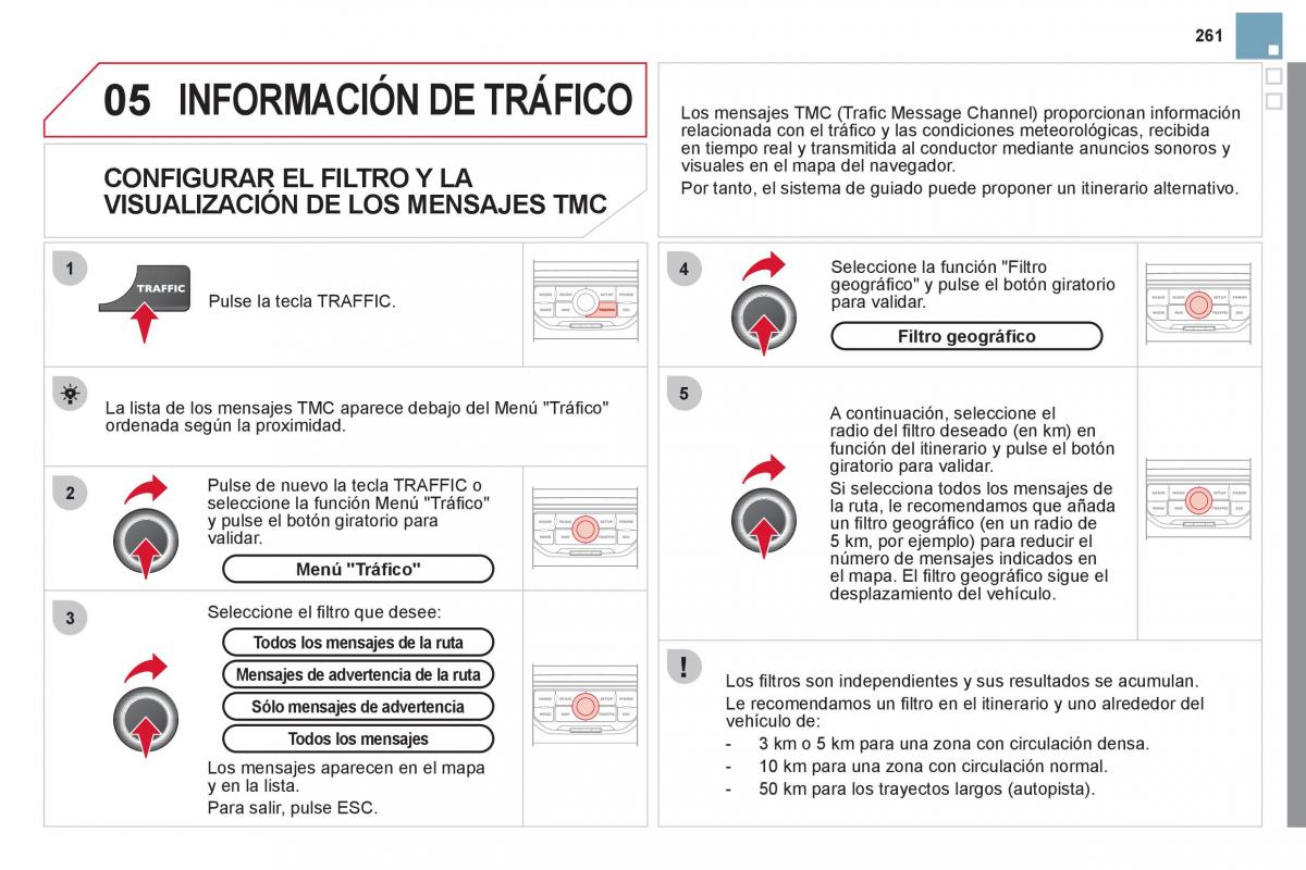 Citroen DS3 owners manual manual del propietario / page 263