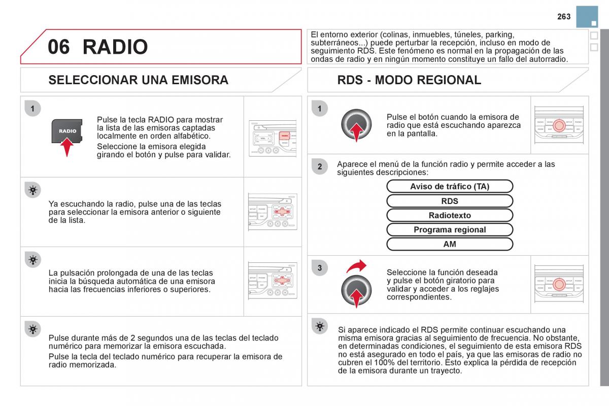 Citroen DS3 owners manual manual del propietario / page 265