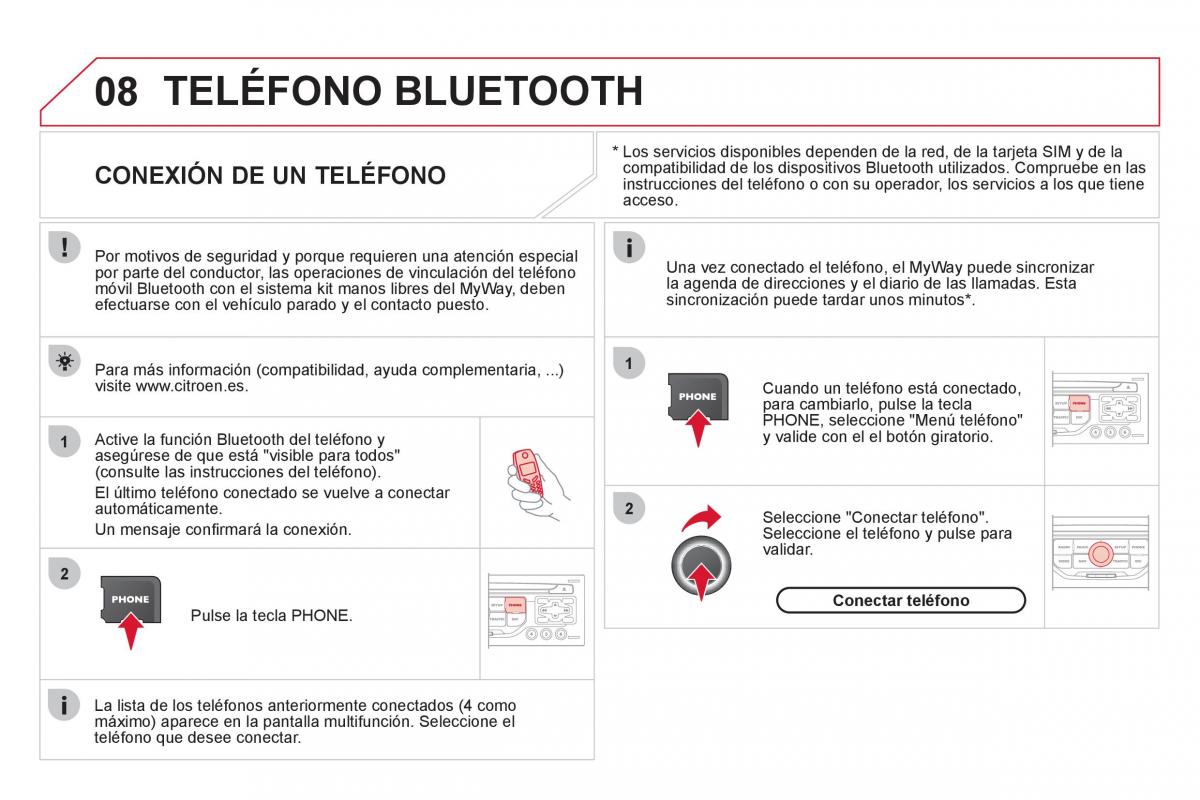 Citroen DS3 owners manual manual del propietario / page 270