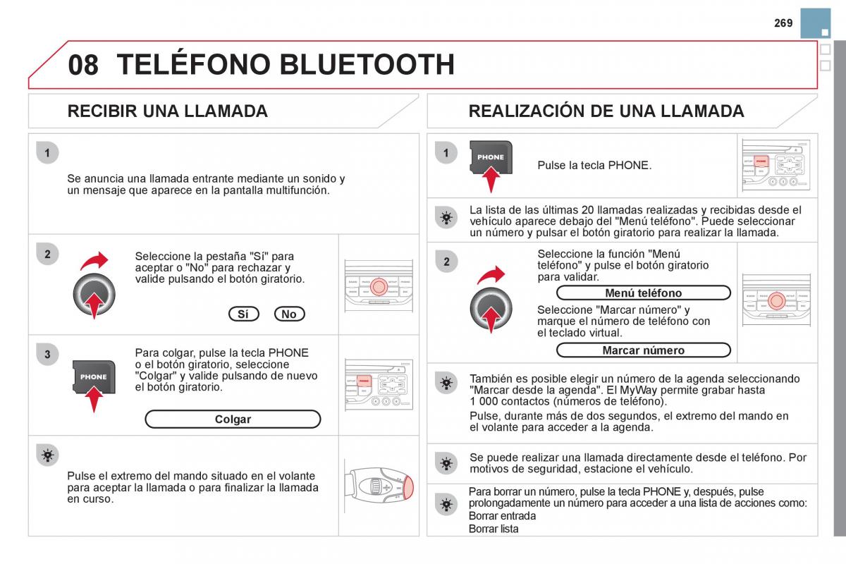 Citroen DS3 owners manual manual del propietario / page 271