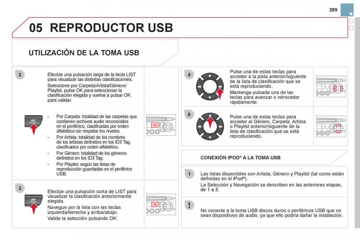 Citroen DS3 owners manual manual del propietario / page 291