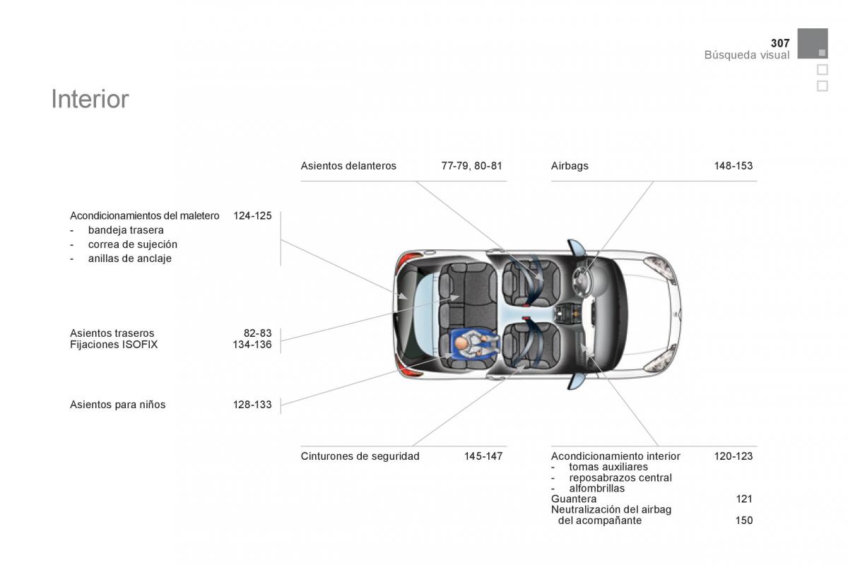 Citroen DS3 owners manual manual del propietario / page 309