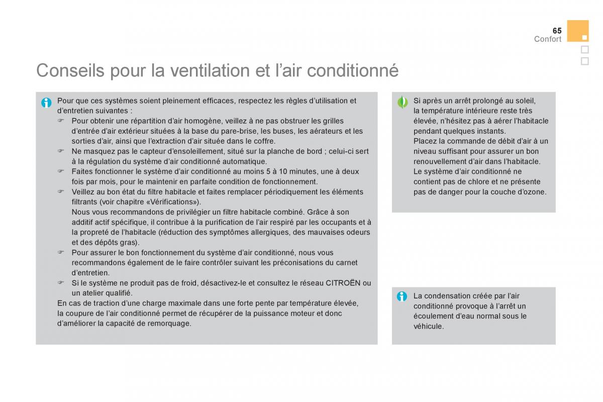 Citroen DS3 owners manual manuel du proprietaire / page 67