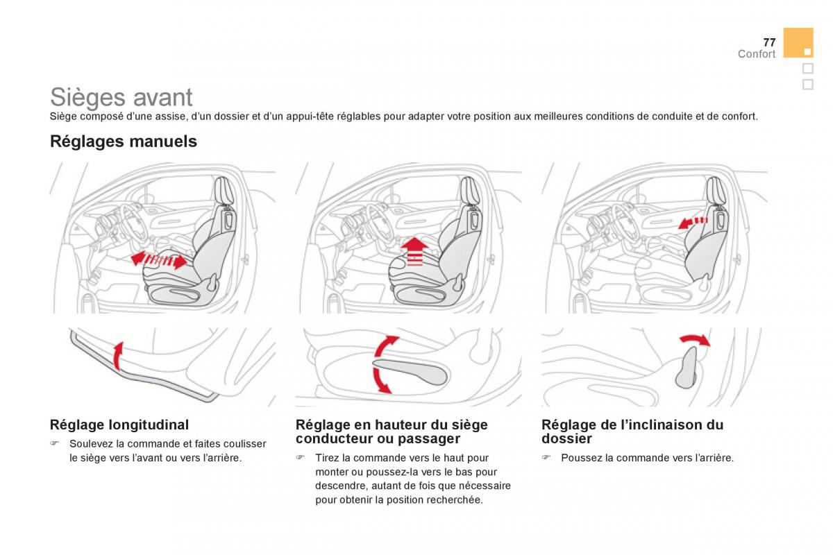 Citroen DS3 owners manual manuel du proprietaire / page 79