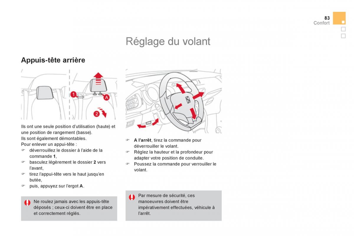 Citroen DS3 owners manual manuel du proprietaire / page 85