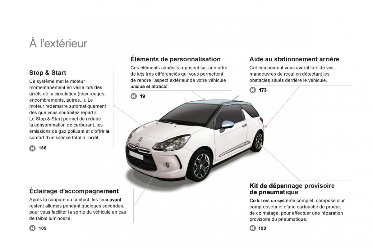 Citroen DS3 owners manual manuel du proprietaire / page 10