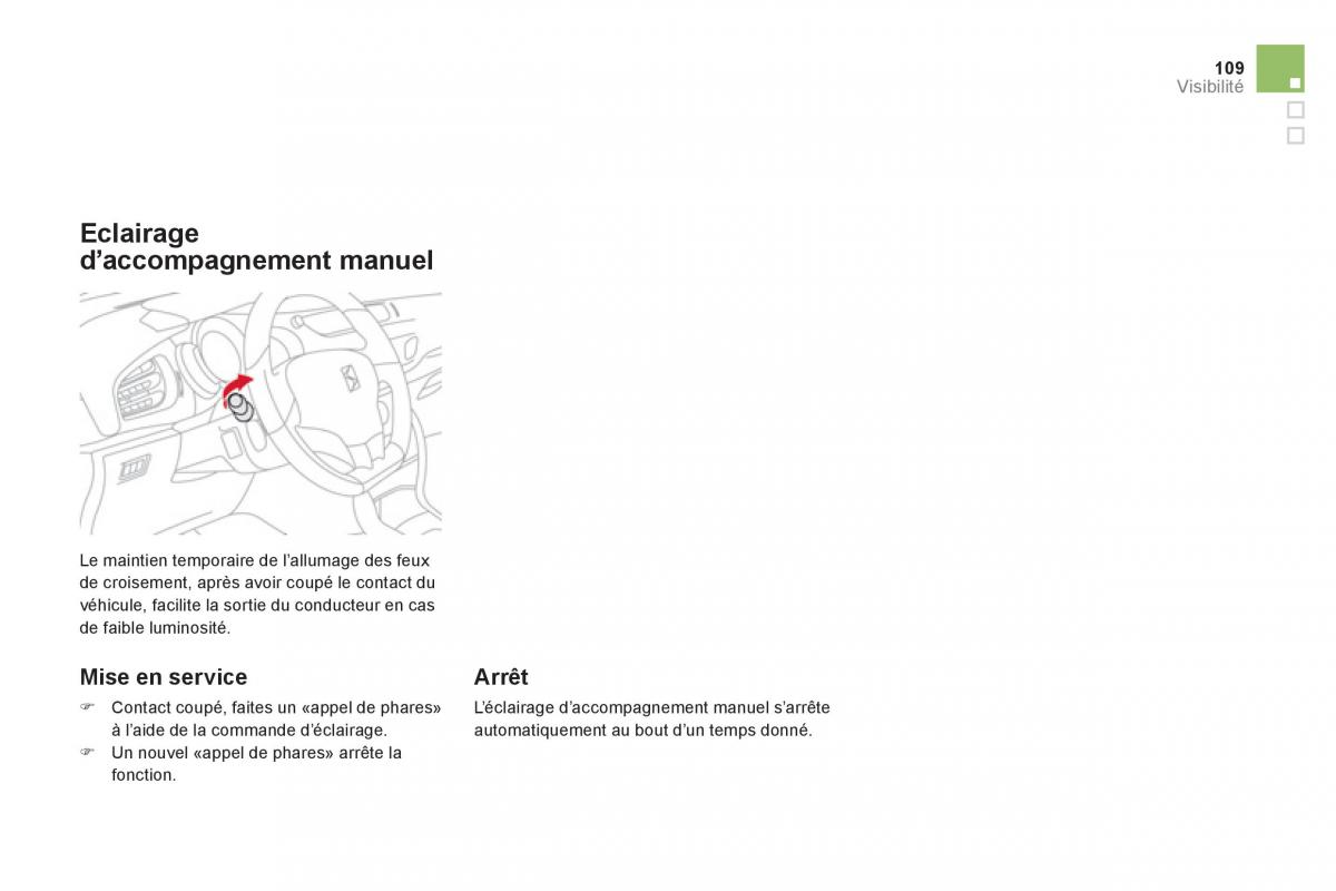 Citroen DS3 owners manual manuel du proprietaire / page 111