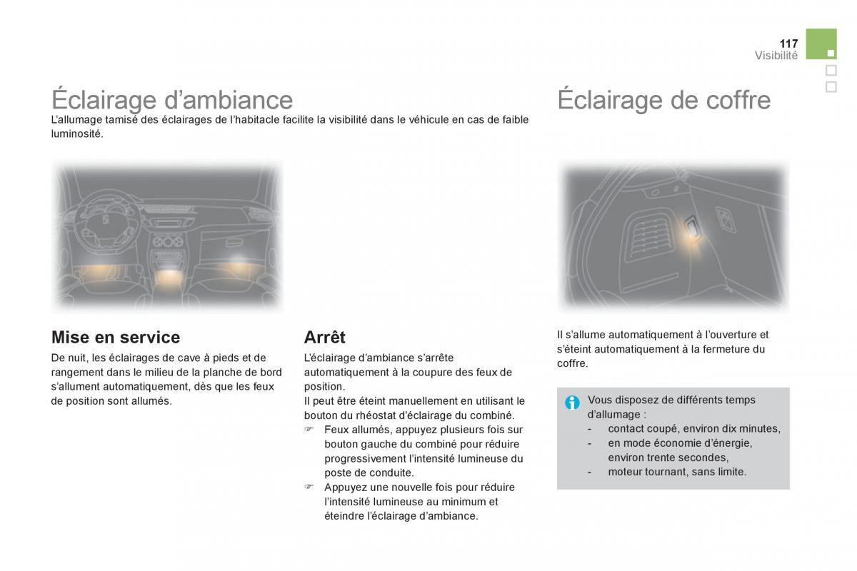 Citroen DS3 owners manual manuel du proprietaire / page 119