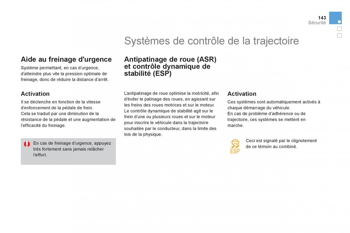 Citroen DS3 owners manual manuel du proprietaire / page 145