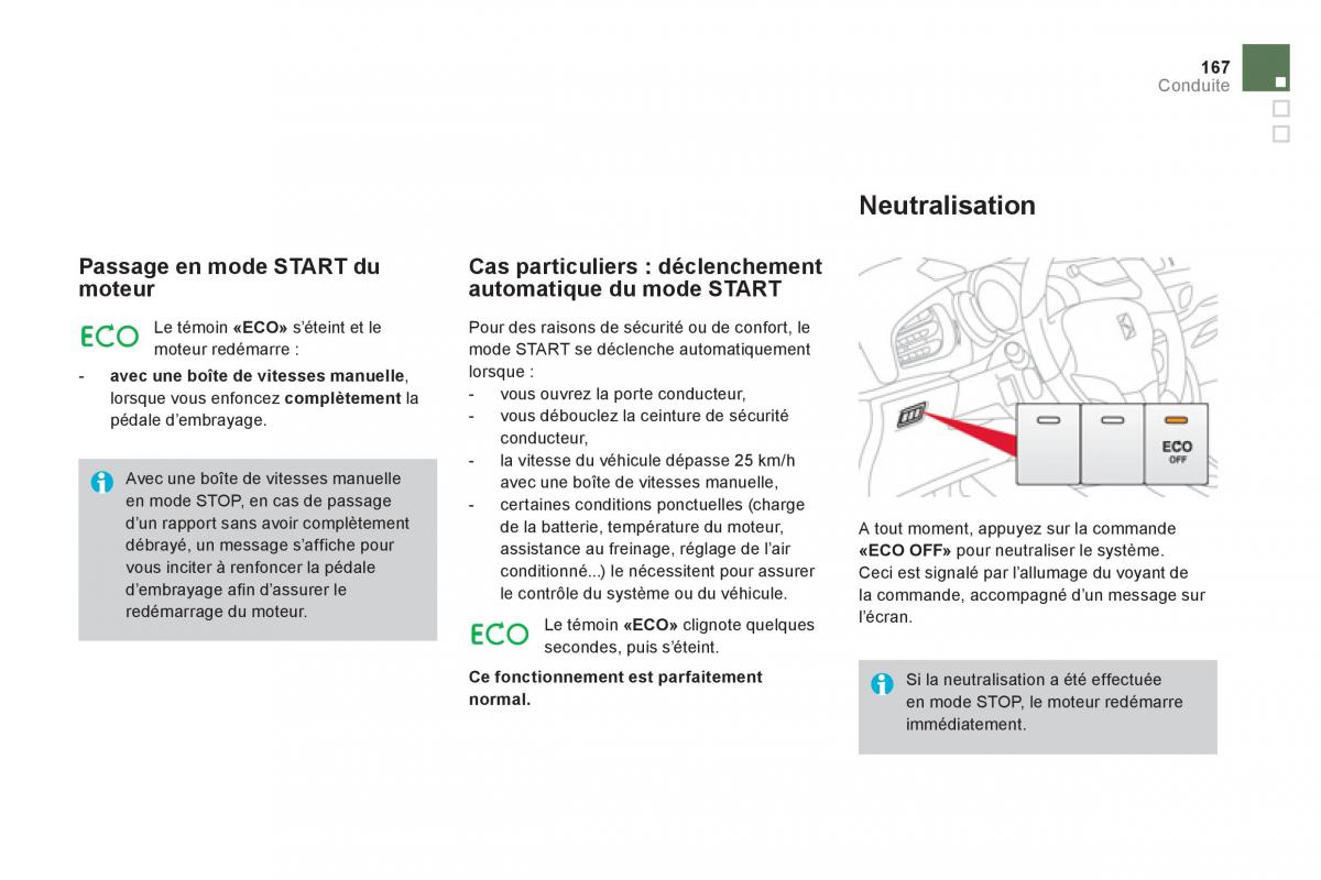 Citroen DS3 owners manual manuel du proprietaire / page 169
