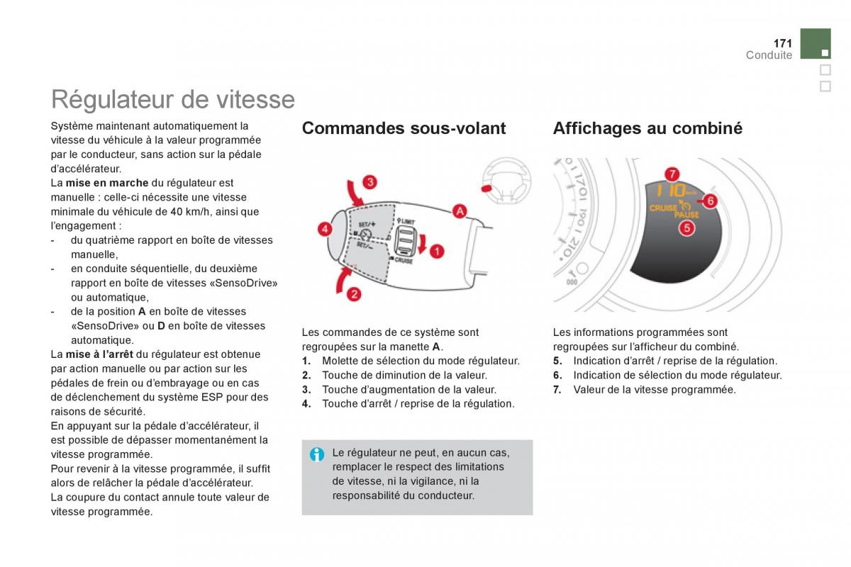 Citroen DS3 owners manual manuel du proprietaire / page 173