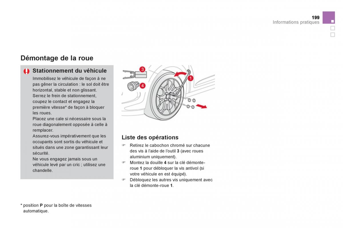 Citroen DS3 owners manual manuel du proprietaire / page 201