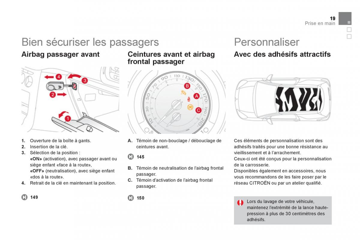 Citroen DS3 owners manual manuel du proprietaire / page 21