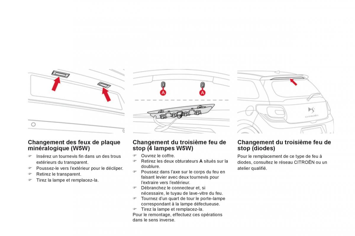 Citroen DS3 owners manual manuel du proprietaire / page 210