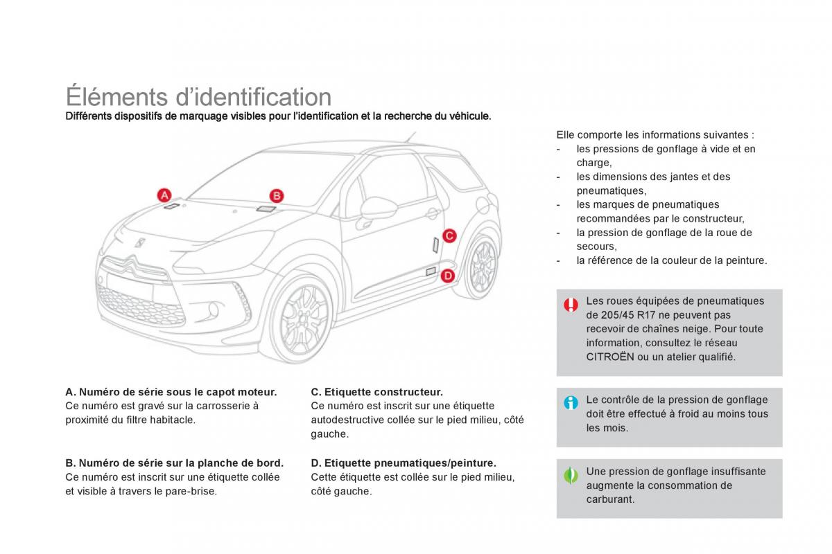 Citroen DS3 owners manual manuel du proprietaire / page 242