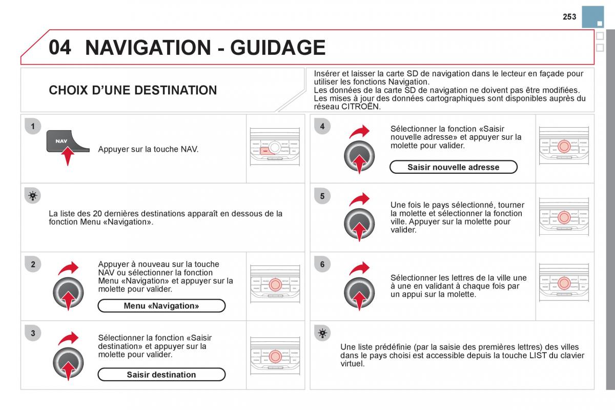 Citroen DS3 owners manual manuel du proprietaire / page 255