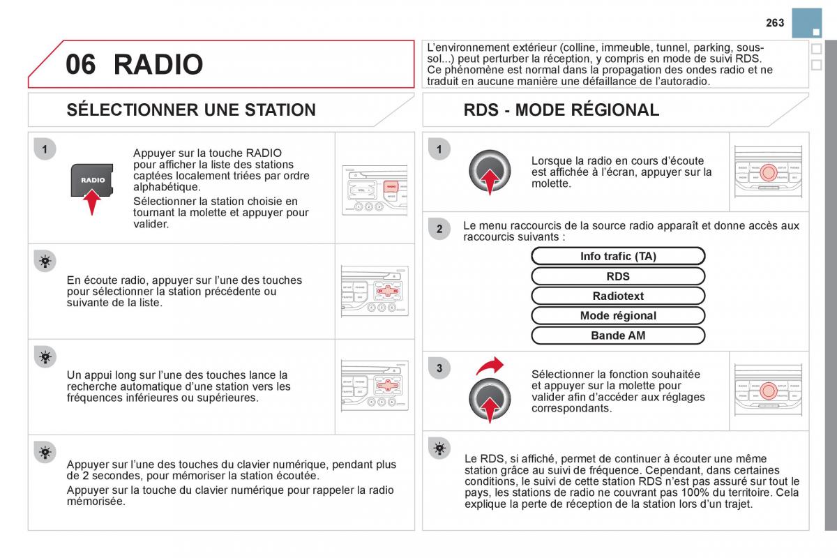 Citroen DS3 owners manual manuel du proprietaire / page 265